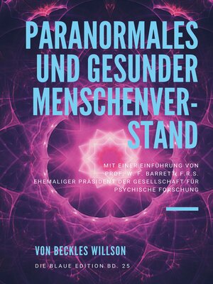 cover image of Paranormales und gesunder Menschenverstand